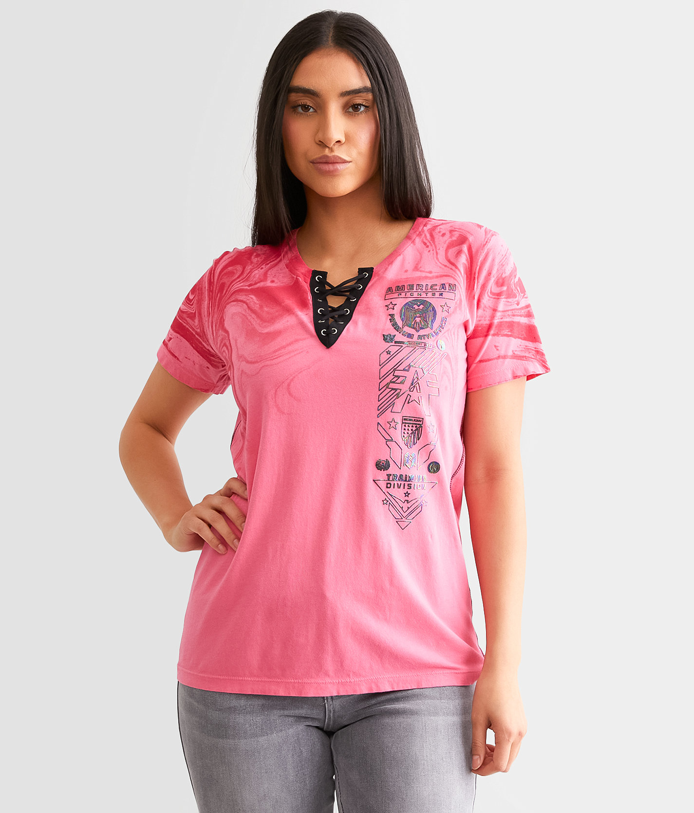 T-Shirt Donna Bianca ufficiale della nazionale italiana di atletica