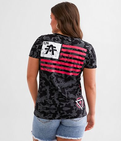 American Fighter North Dakota T-Shirt BACK