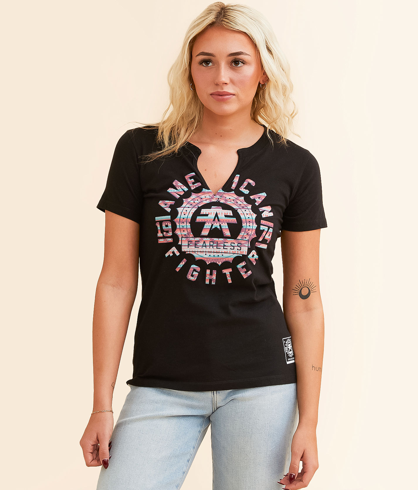 680. AMERI/アメリ OVER SIDE BITTEN SHIRT USAAAD C Co, 1-228 