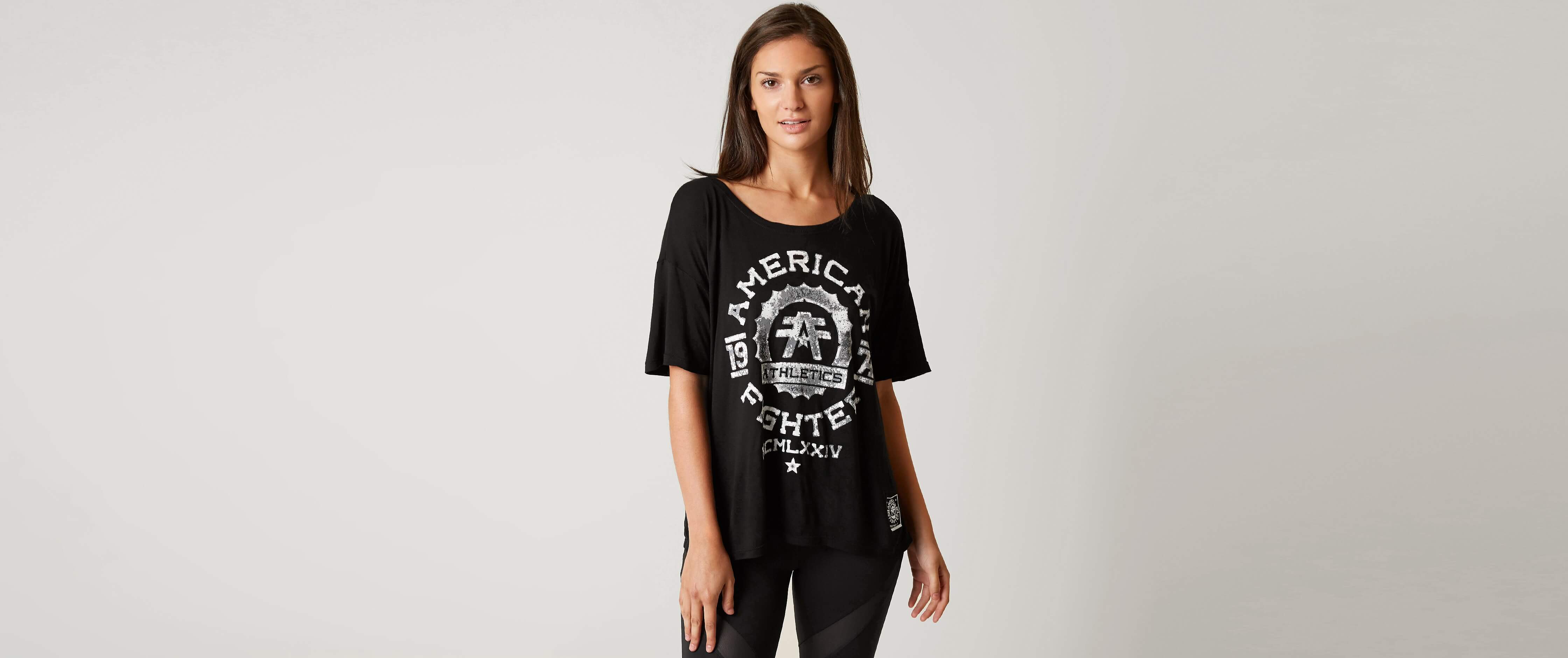 American Fighter Maryland T-Shirt - Women's T-Shirts in Black | Buckle, image size:845x991