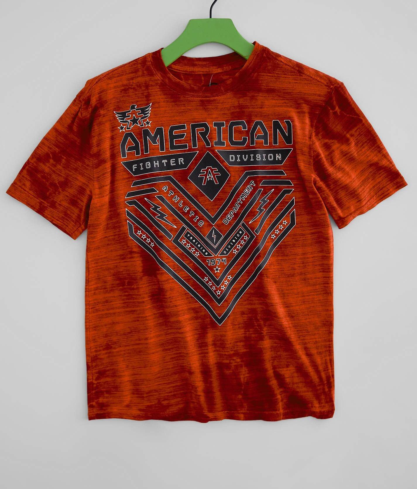 red american fighter shirt