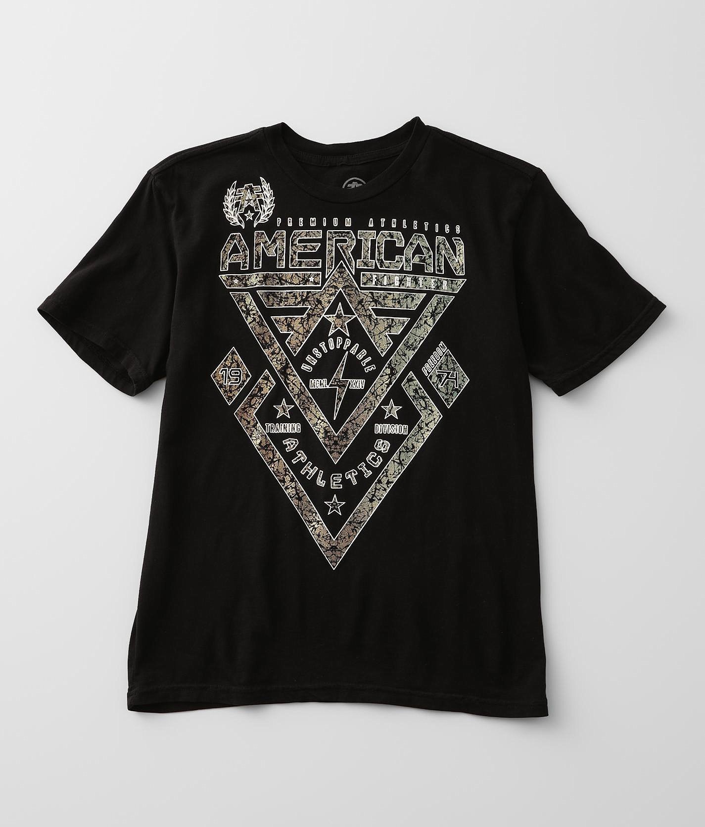 Navy Elephant Print Tee American Fighter Men's Thermal Long Sleeve