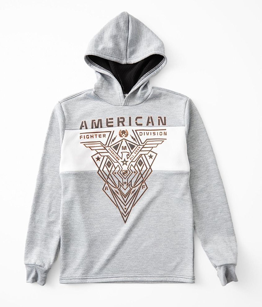 Boys - American Fighter Cranston Panel Hooded Sweatshirt front view