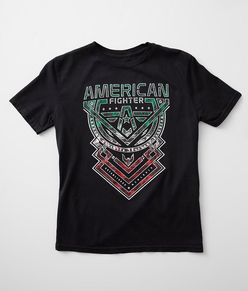 Boys - American Fighter Bay View T-Shirt front view