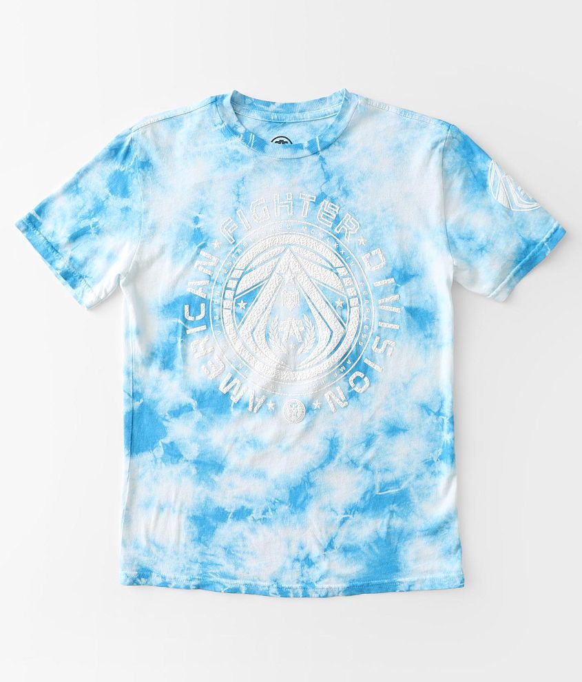 Blue Crystal Wash Short Sleeve T-Shirt