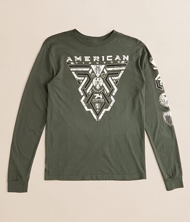 American Fighter Boys - Midnight T-Shirt front view