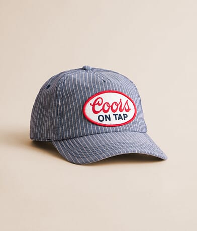 American Needle Coors On Tap Striped Hat front view