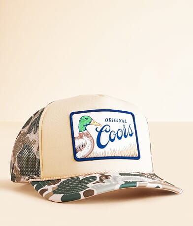 American Needle Coors® Mallard Camo Trucker Hat front view