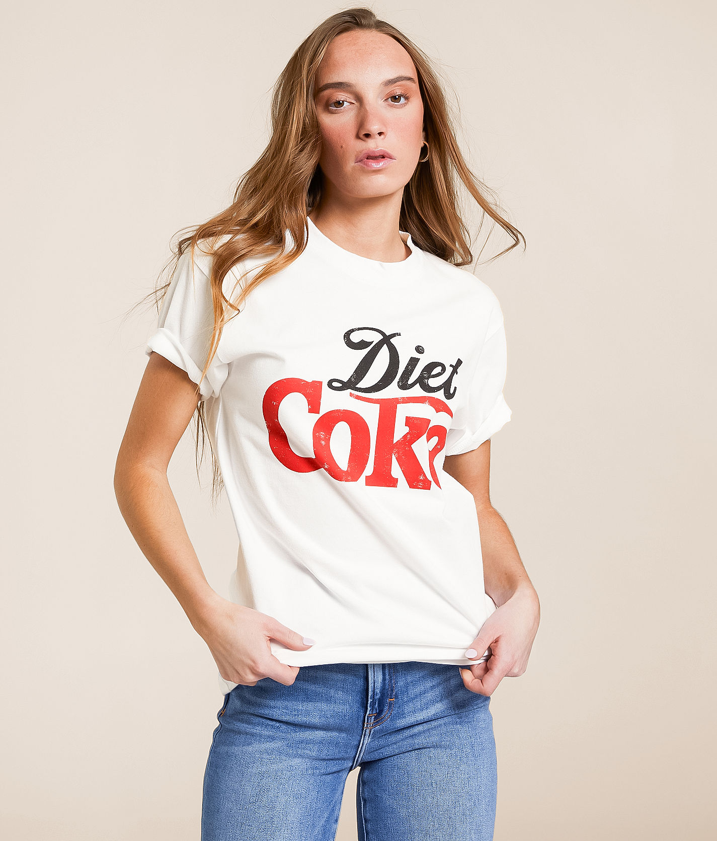 Printed Tshirts Ladies Coca Cola T Shirt T-shirt Elly