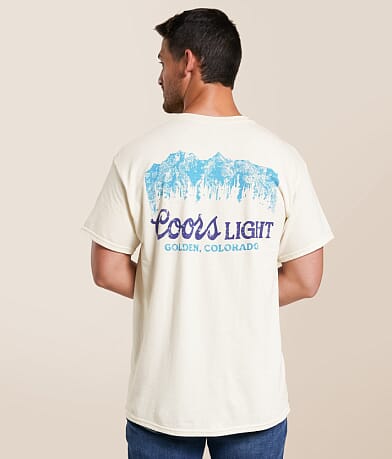 American Needle Coors Light® Blue Red Label T-Shirt front view