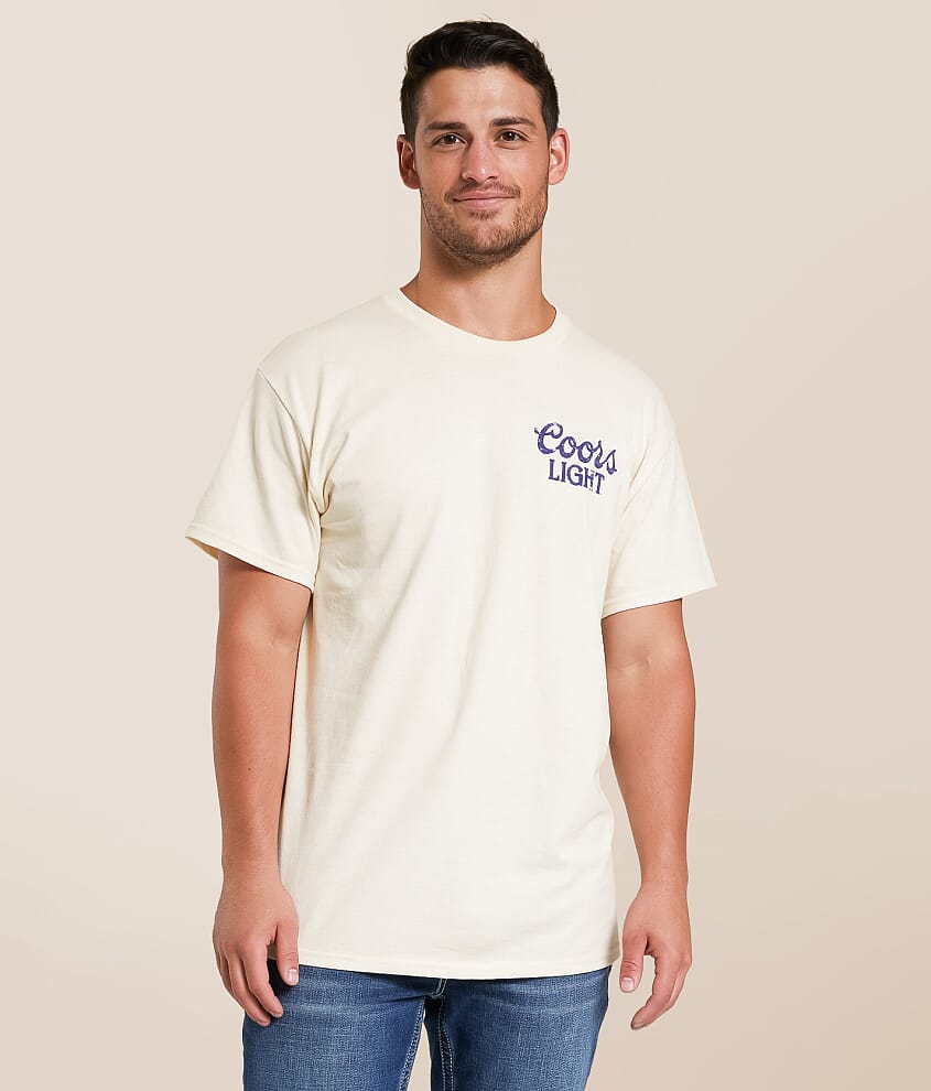 Coors Light Blue Red Label T-Shirt