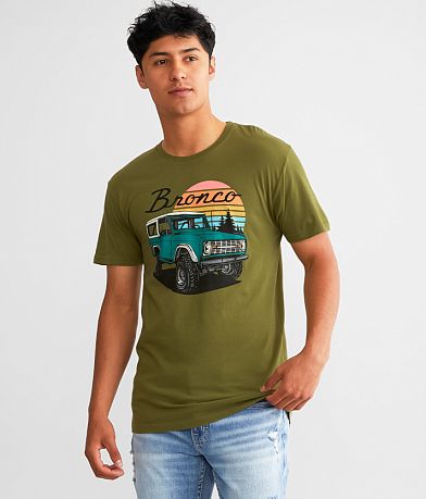 Tee Luv Ford Bronco T-Shirt - Cream Large, Men's