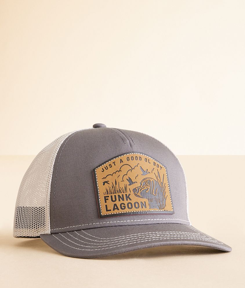 Funk Lagoon Good Boy Trucker Hat front view