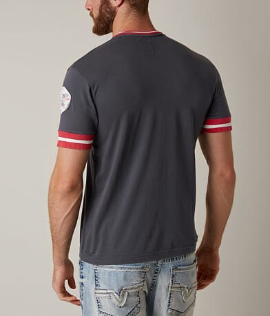 Red Jacket Cleveland Indians T-Shirt back view