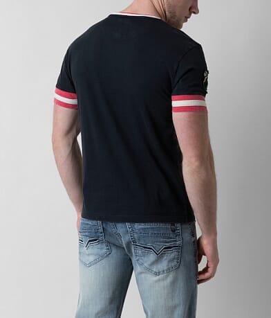 Red Jacket Chicago Blackhawks T-Shirt back view