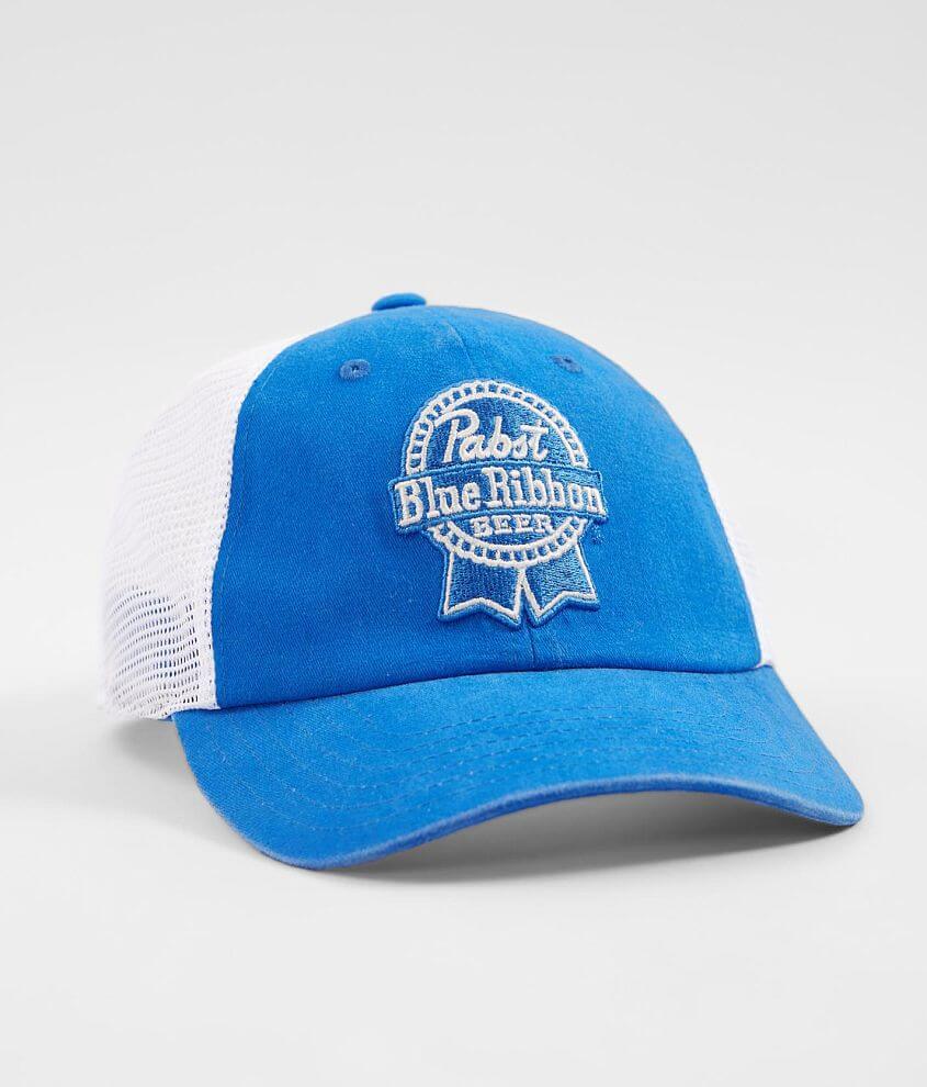 American Needle Pabst Blue Ribbon Beer Trucker Hat front view