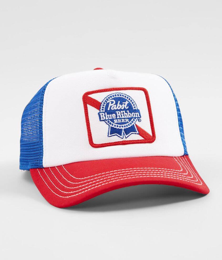 American Needle Pabst Blue Ribbon Beer Trucker Hat - Men's Hats in