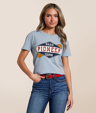 American Needle Pioneer Seed Corn T-Shirt front view