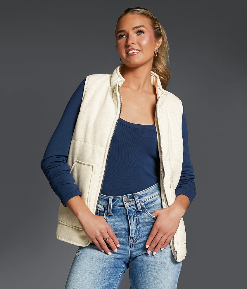 Knit Puffer Vest - thumbnail 2
