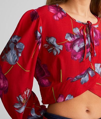 Band Of The Free Floral Cropped Top MISC_DETAIL_1