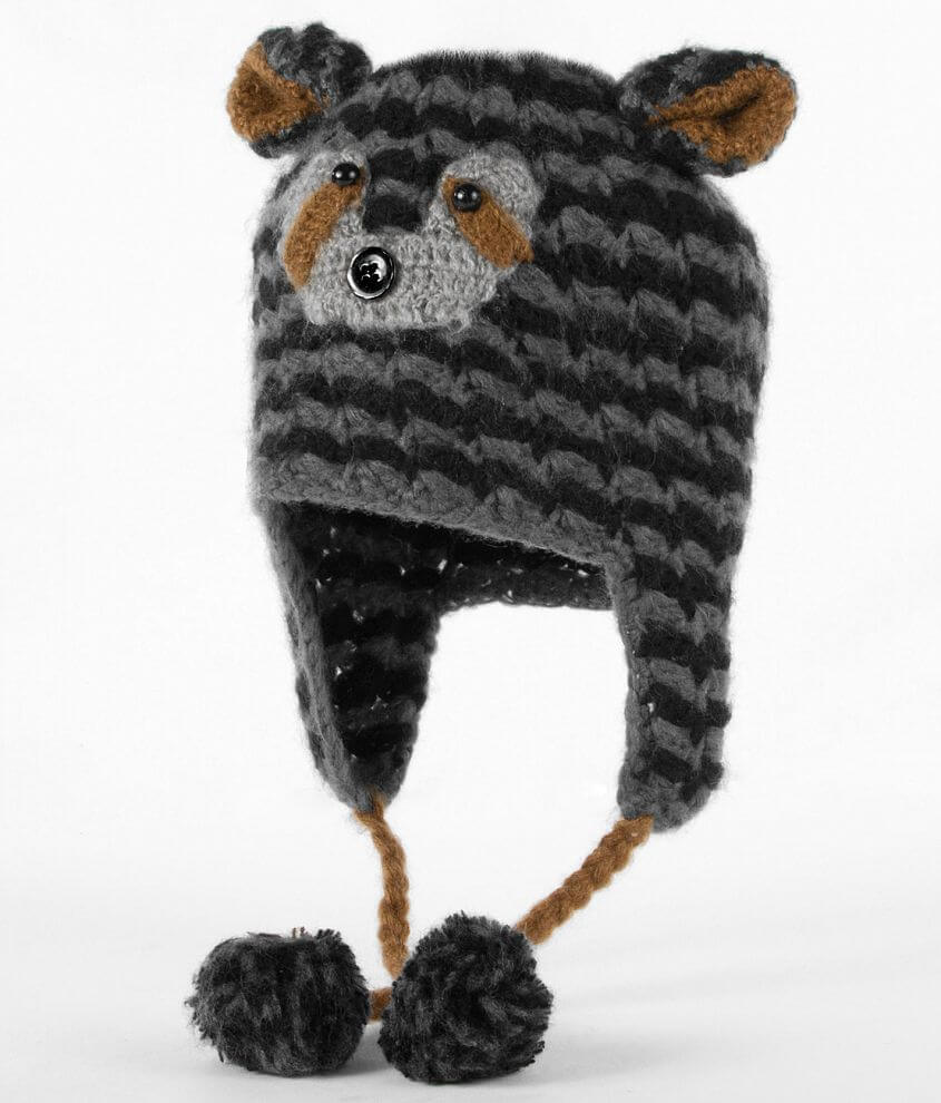 Racoon Critter Hat front view