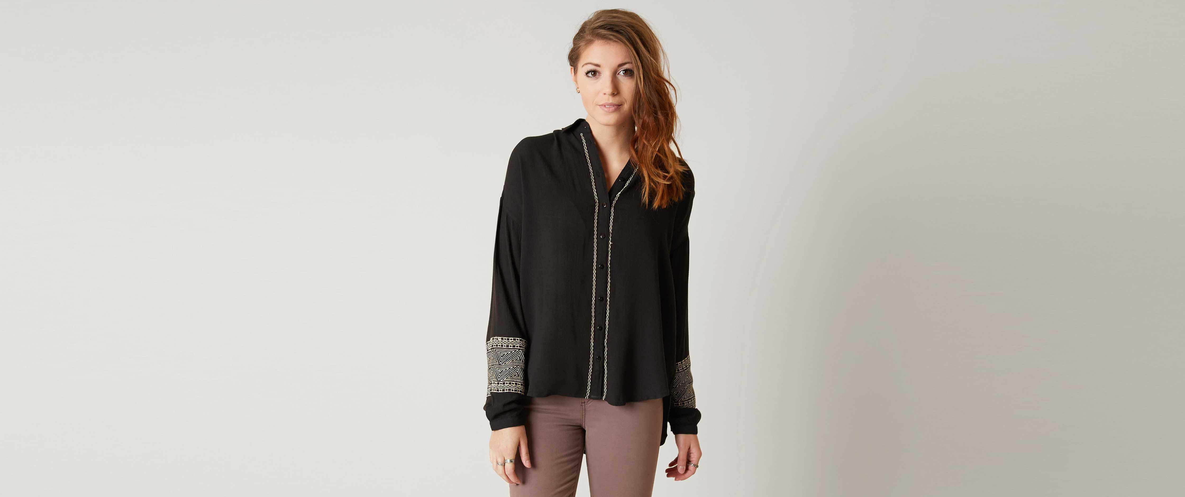 Image of Amuse Society Embroidered Shirt