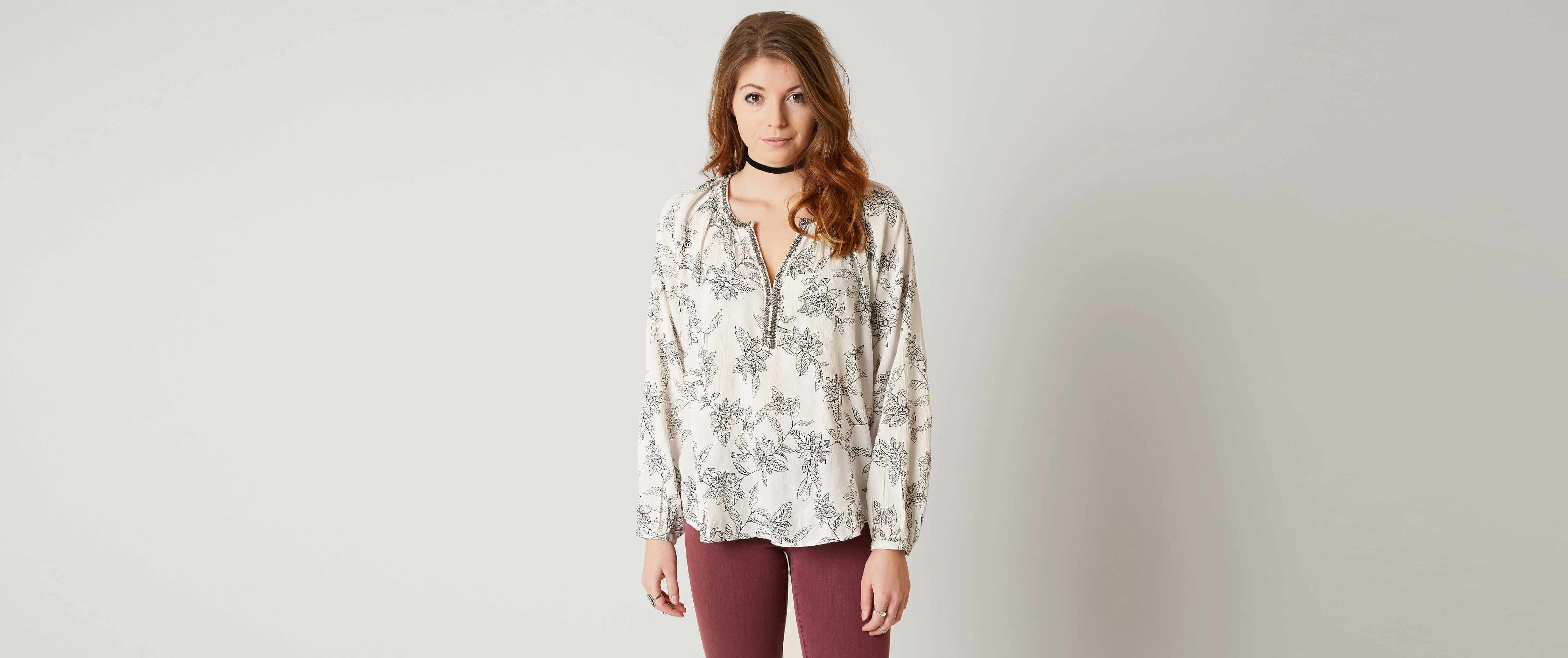 Image of Amuse Society Moon Dance Henley Top