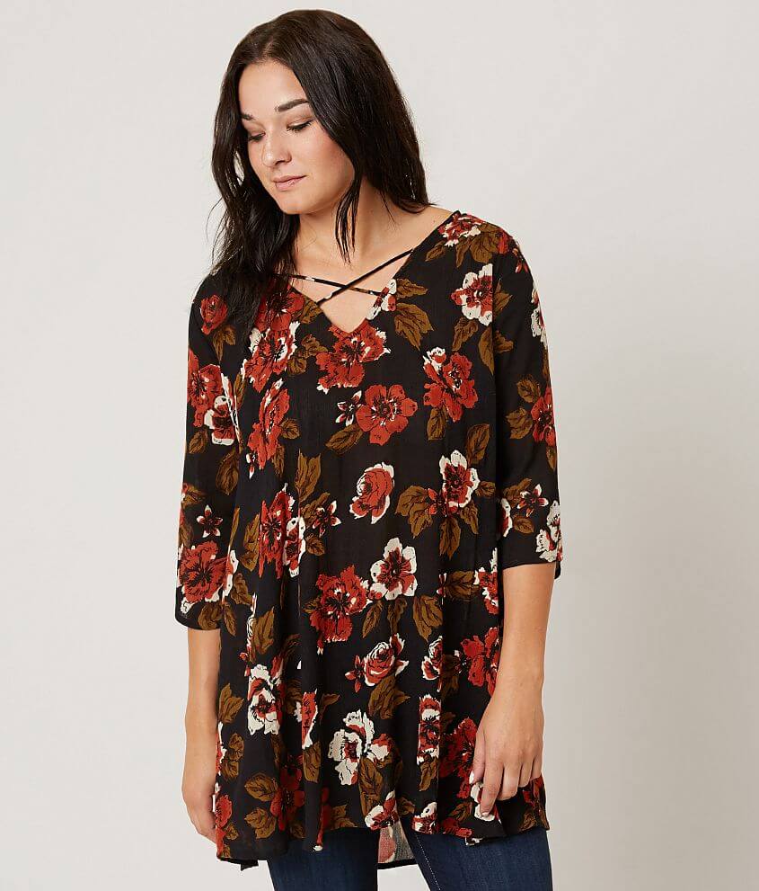 Amuse Society Casyn Tunic Top front view