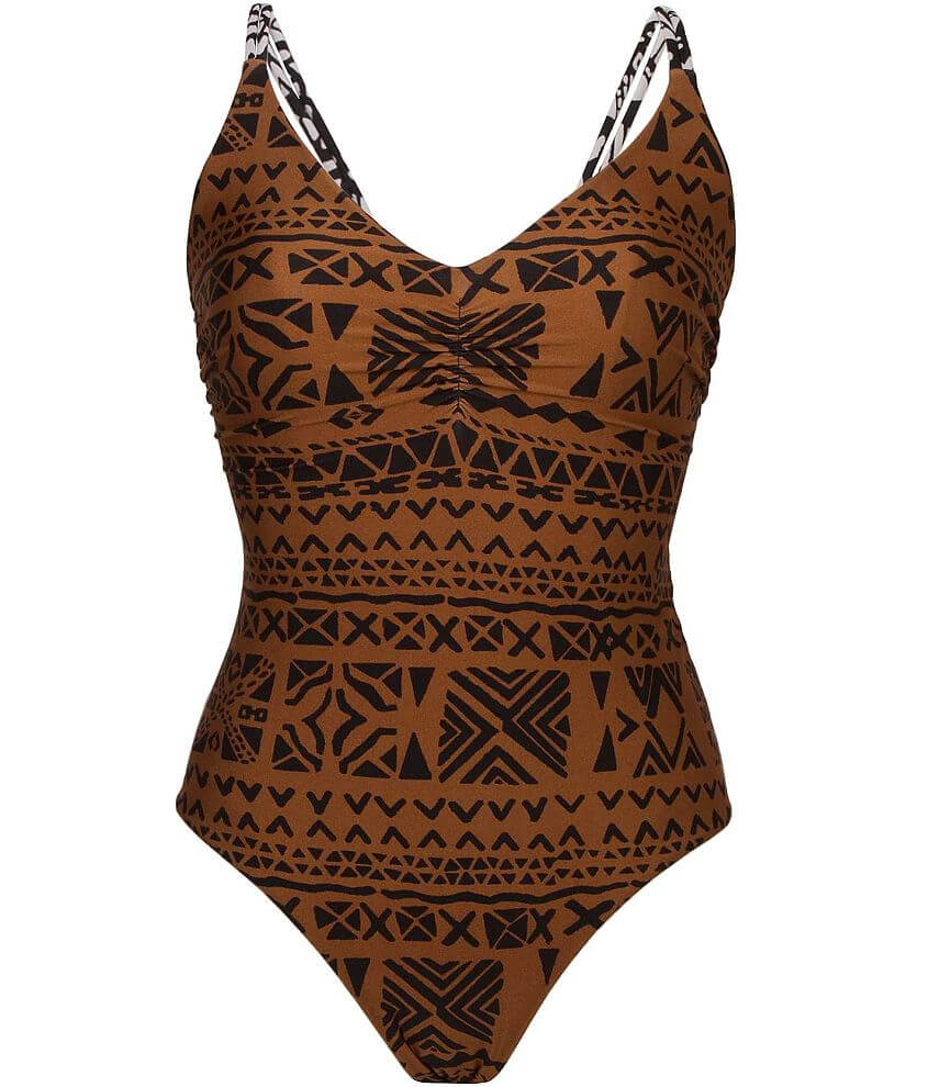 Amuse Society Jagger Mud Swimsuit front view