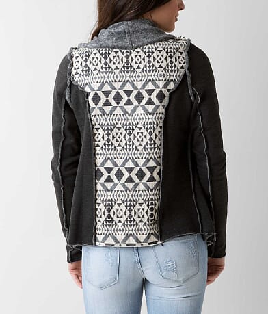 Anama Pieced Cardigan back view