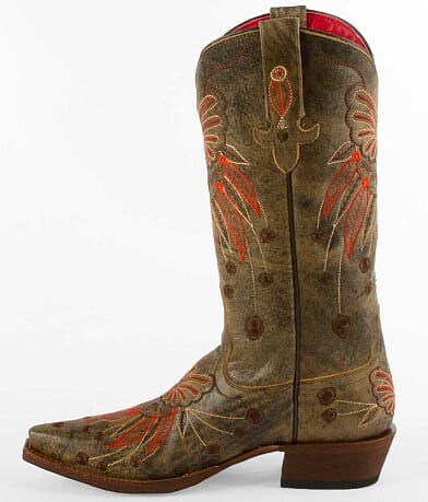 Macie Bean Blonde Monet Cowboy Boot misc detail 1 view