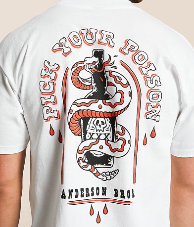 Anderson Bros Pick Your Poison T-Shirt BACK