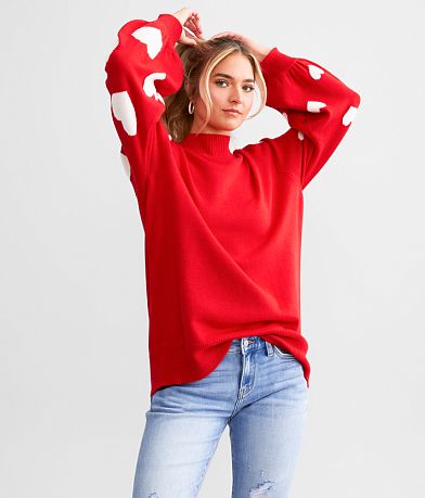 and the why Heart Sweater FULL_LEFT_SIDE