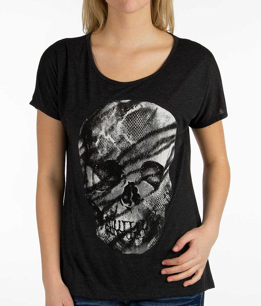 Daytrip Skull T-Shirt - Women's T-Shirts in Black | Buckle