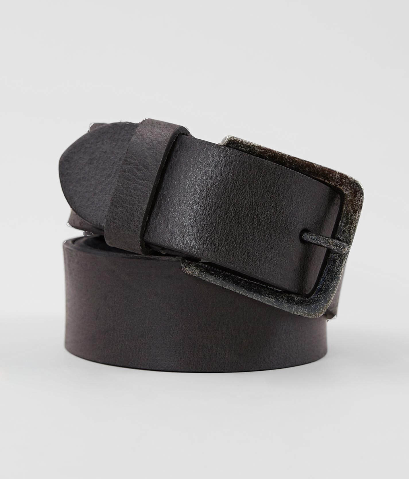 BKE Distressed Leather Belt - Men's Belts In Black | Buckle