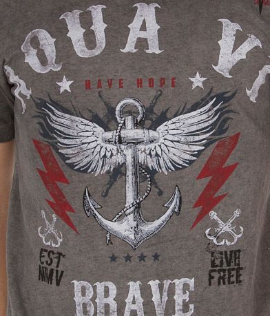 Aqua VI Established T-Shirt front detail view