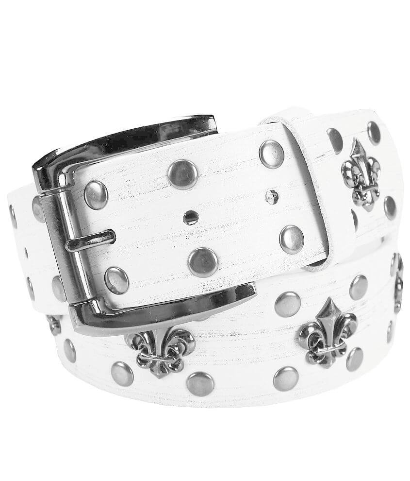 B Icon Fleur-de-Lis Belt front view