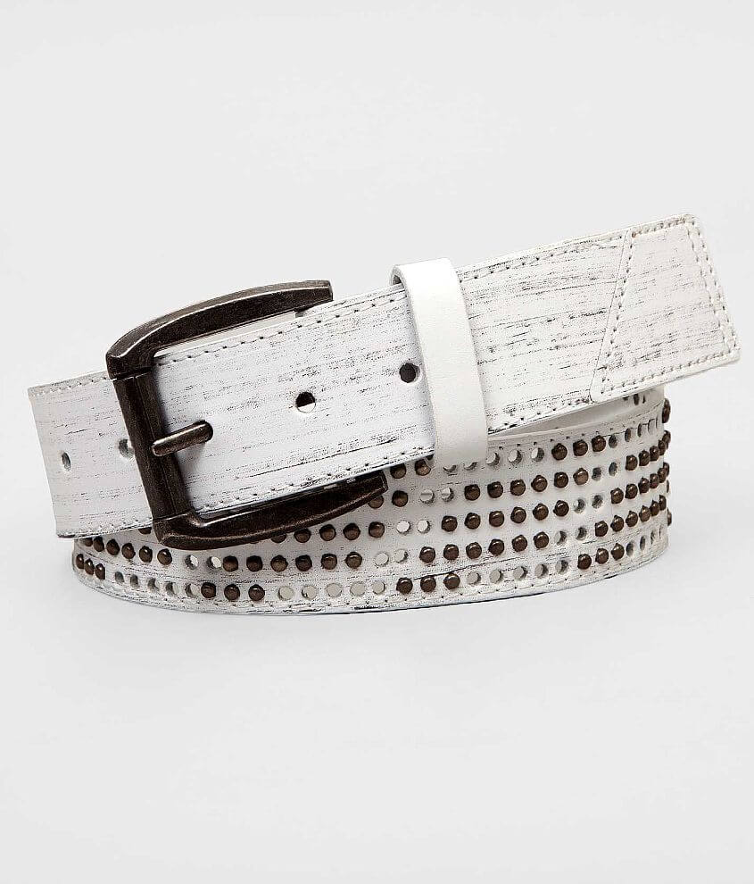 BKE Samuel Belt Men's Belts in White Buckle
