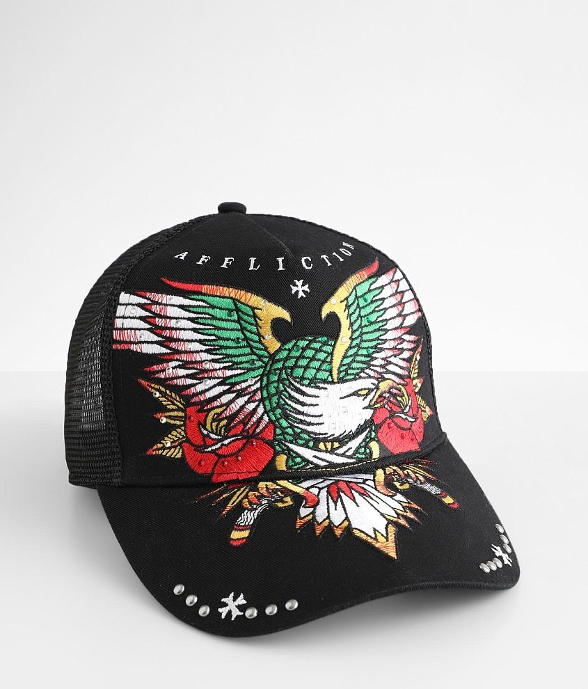Affliction Eagle Rock Trucker Hat front view