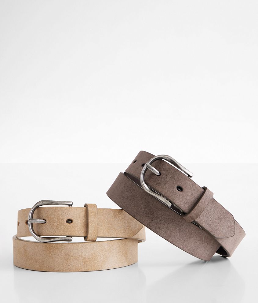 BKE 2 Pack Distressed Belts