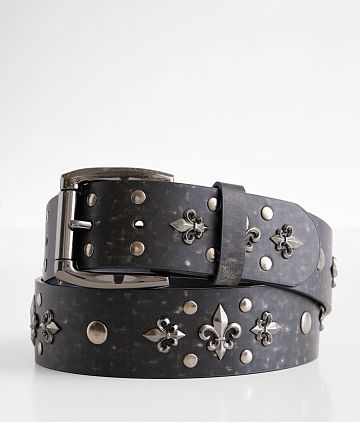 Embossed Leather Belt