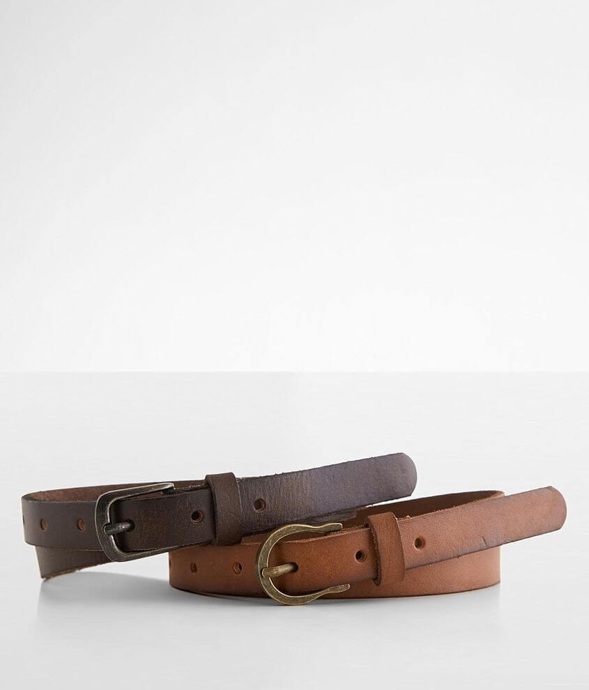 Indie Spirit Designs Leather Belt Set front view