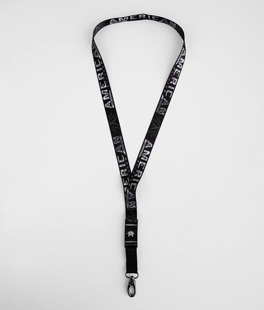 American Fighter Logo Lanyard front view