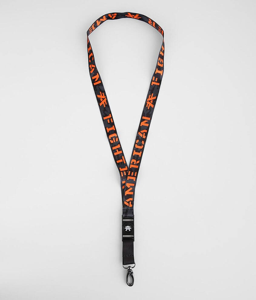 American Fighter Logo Lanyard front view