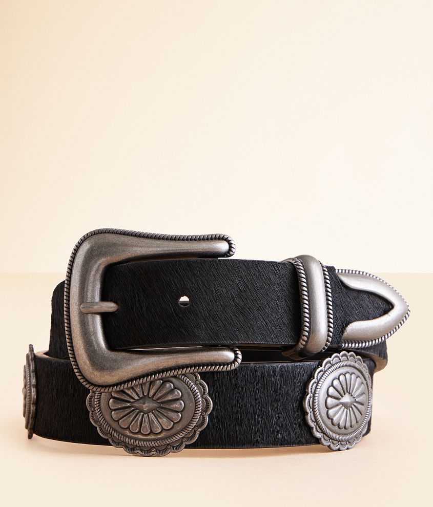 Wrangler&#174; Western Concho Leather Belt front view