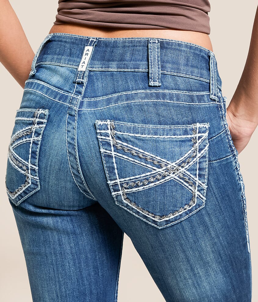 Entwined Mid-Rise Boot Stretch Jean