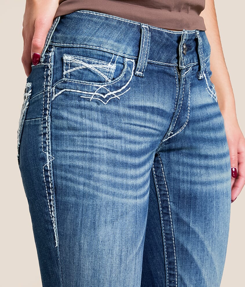 Entwined Mid-Rise Boot Stretch Jean