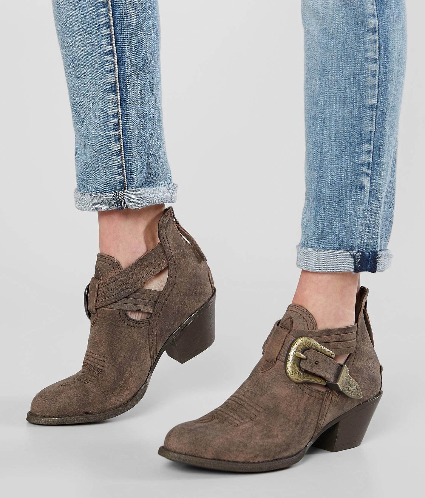 Ariat Dulce Leather Western Ankle Boot 