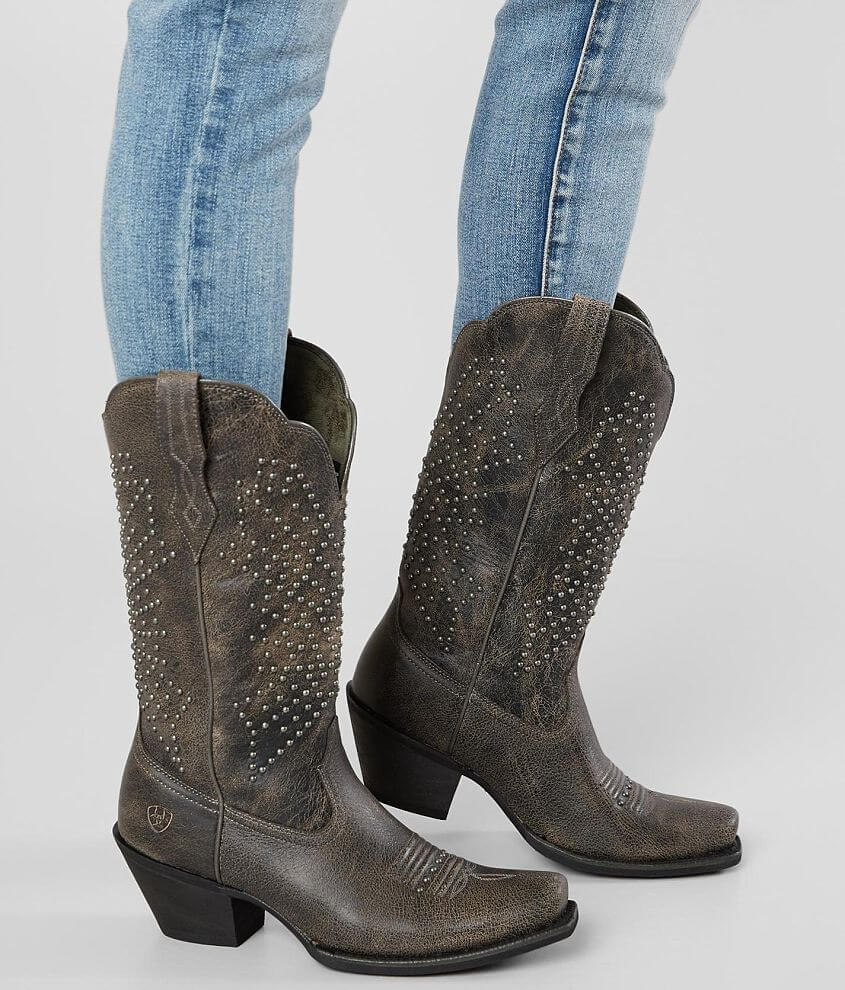 Ariat Lakyn Studded Leather Western Boot front view