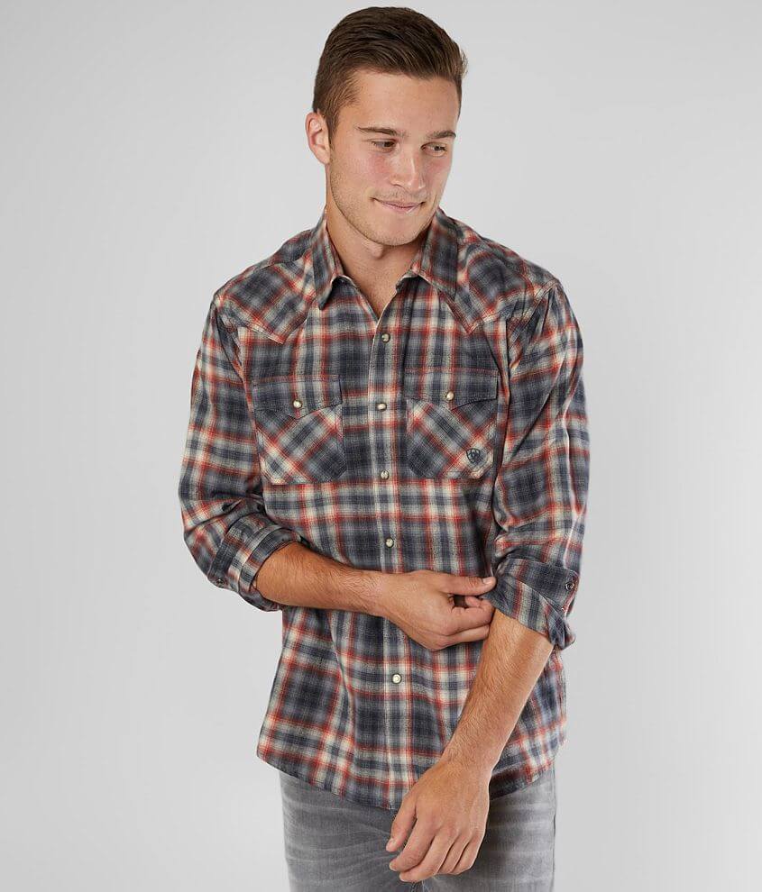 Ariat Kemper Retro Fit Western Plaid Shirt - Men's Shirts in Multi | Buckle